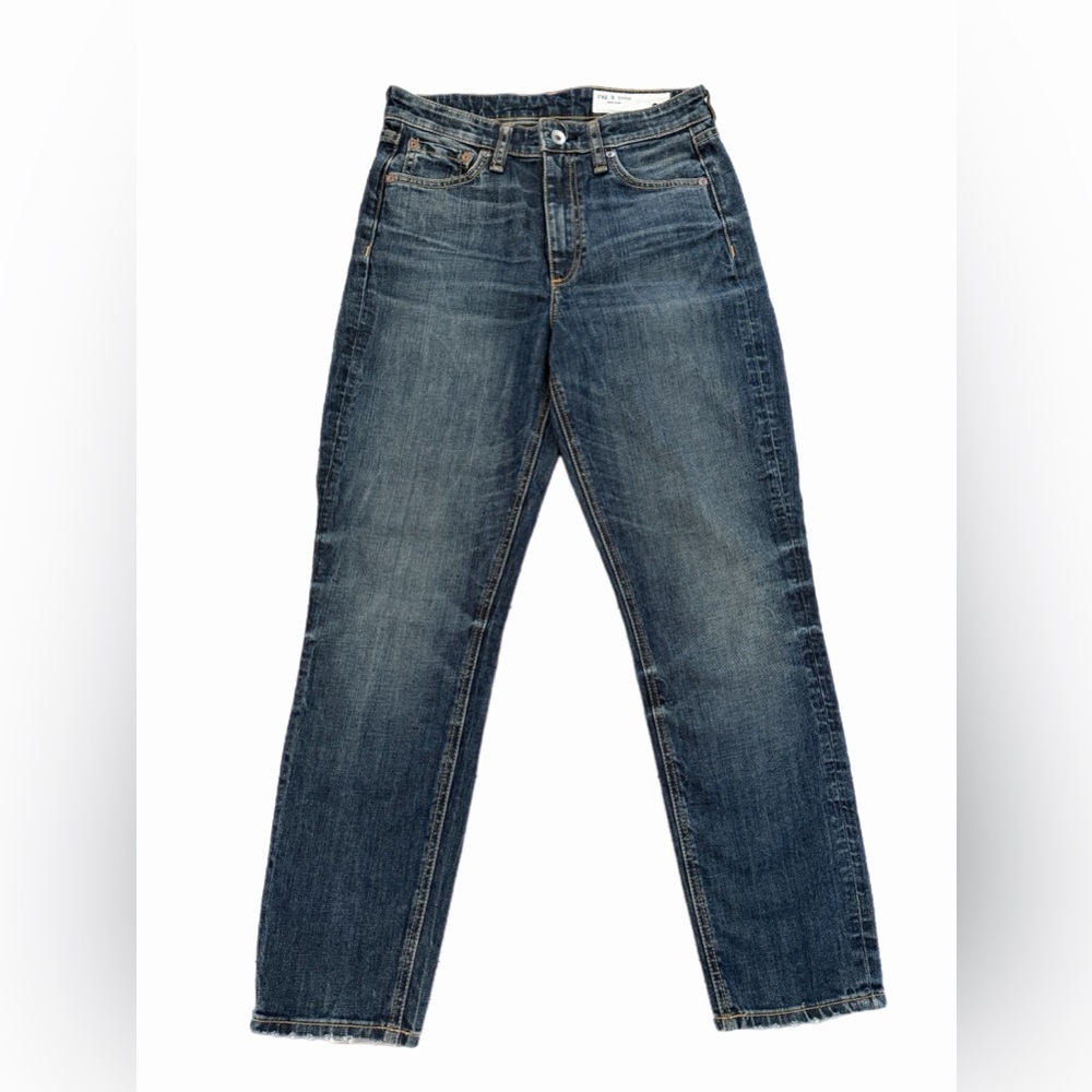 Rag & Bone Dre Low-Rise Slim Boyfriend in Tanzanite - Size 25